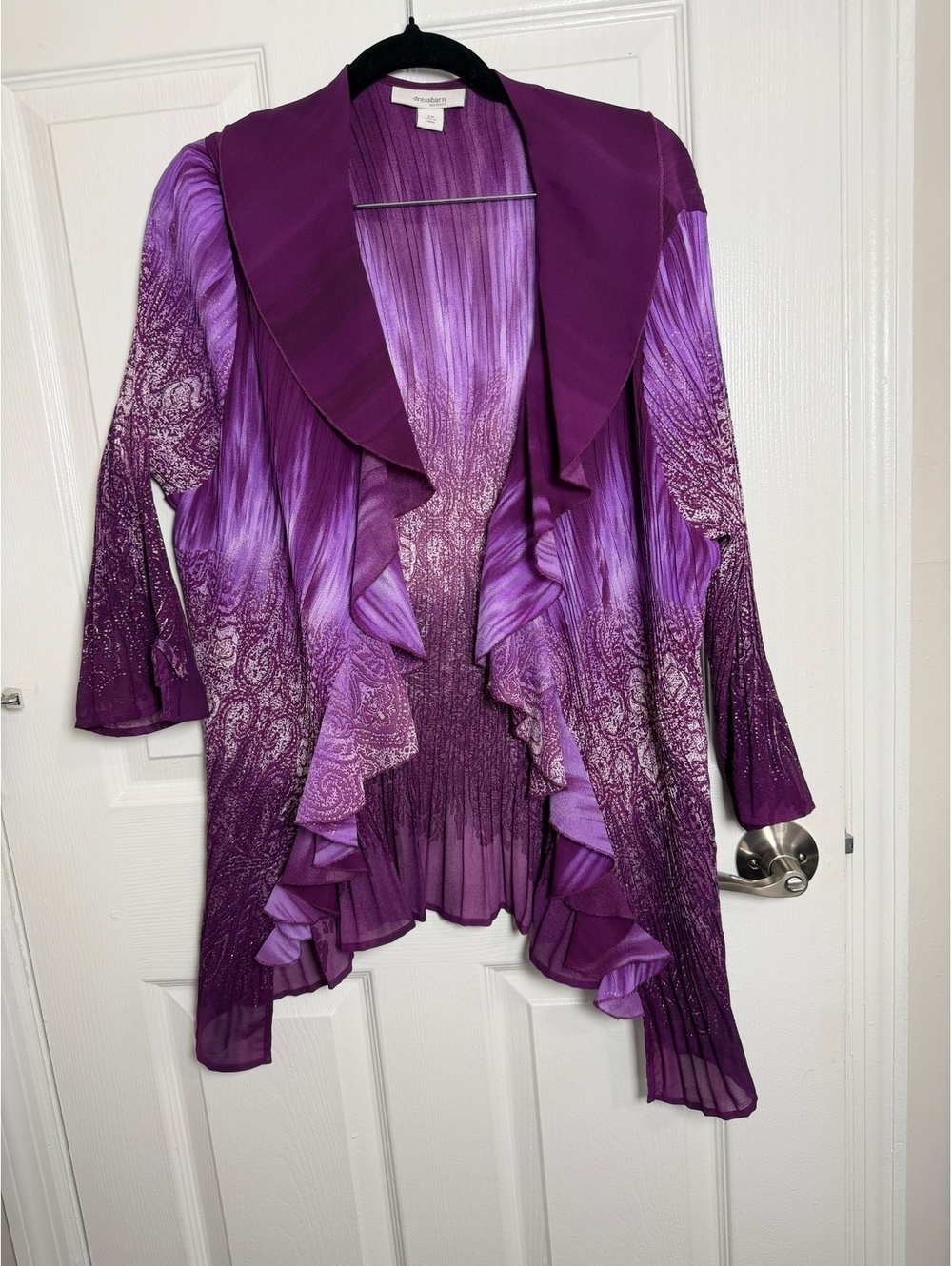 Y2K Purple Dressbarn Blouse